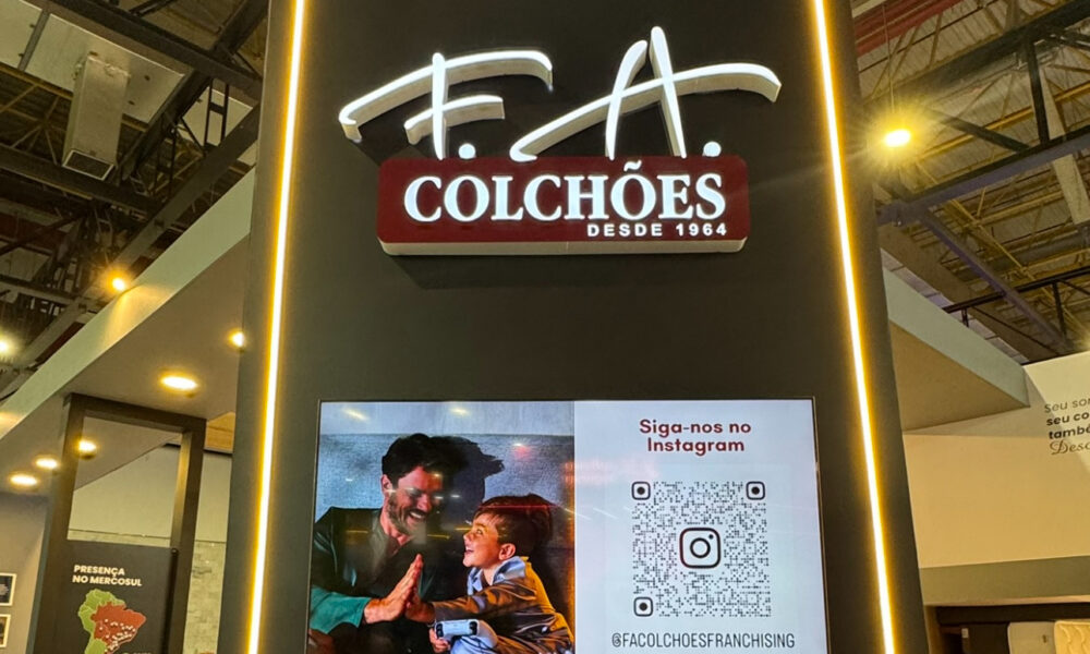 FA Colchões impressiona na ABF 2025 ao unir legado familiar, tecnologia de ponta e mais de 100 lojas em expansão nacional