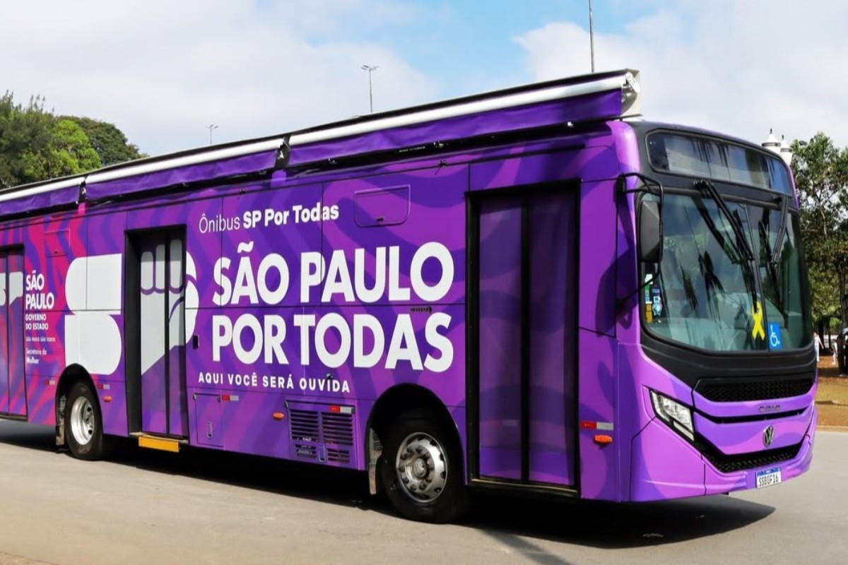 Ônibus Lilás: Serviços Gratuitos para Mulheres Vítimas de Violência em São Vicente