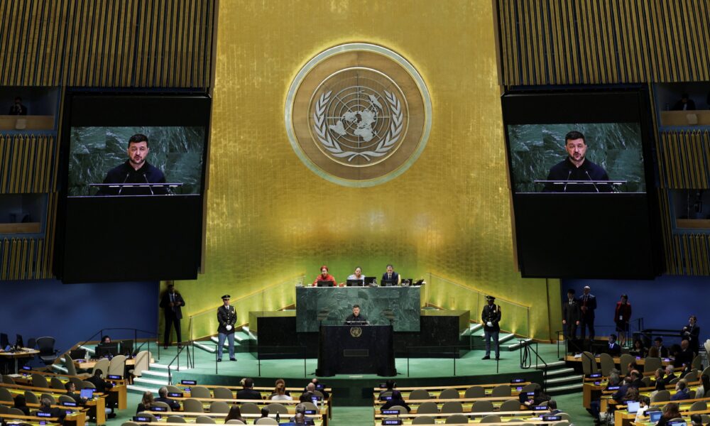 Zelensky na ONU: A corrida armamentista e o papel da Ucrânia