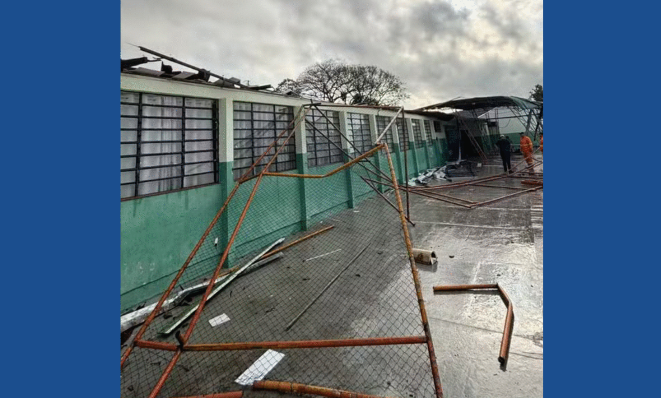 Temporal em Ponta Grossa: Cobertura de Escola Desaba e Causas de Danos Estruturais
