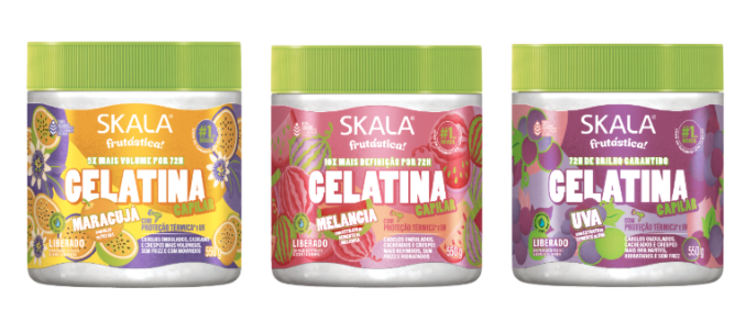 Gelatinas Skala Frutásticas – Maracujá, Melancia e Uva