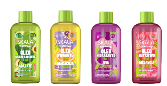 Óleos Skala Frutástica – Abacate, Maracujá, Uva e Melancia